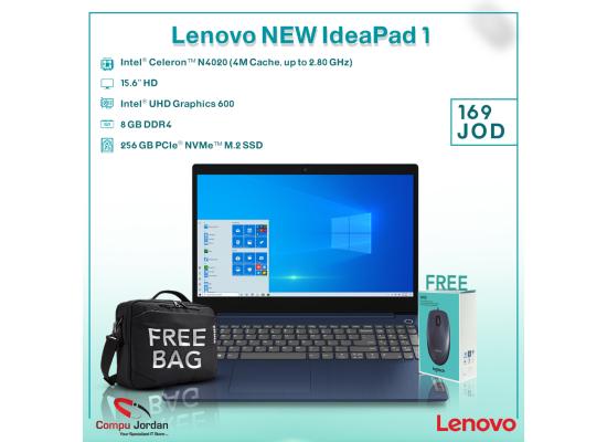 Lenovo IdeaPad 1 AMD R3-7320U  8GB – 256GB SSD- Laptop